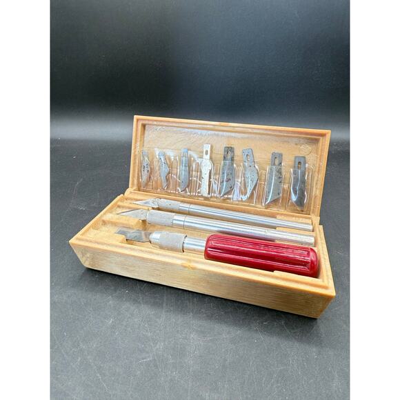 Vintage X-Acto Knife Set – Precision Cutting Kit with Blades & Handles - Picture 8 of 9